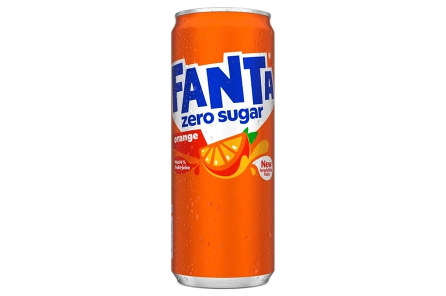Fanta no sugar 330 ml (Dós)