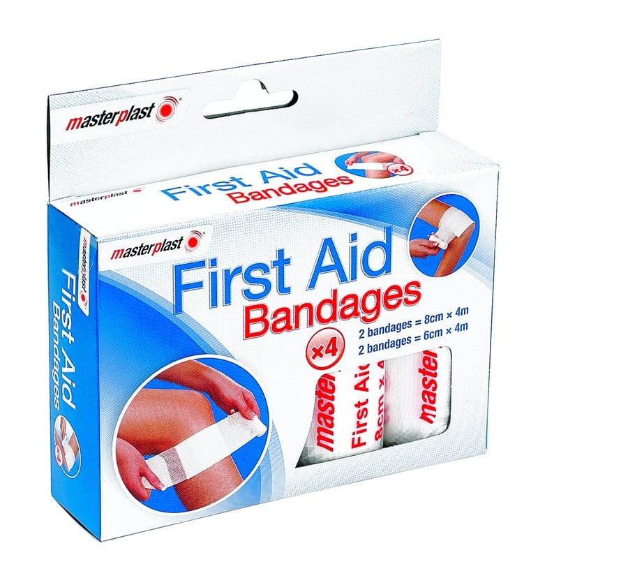 FIRST AID BANDAGES 4pk