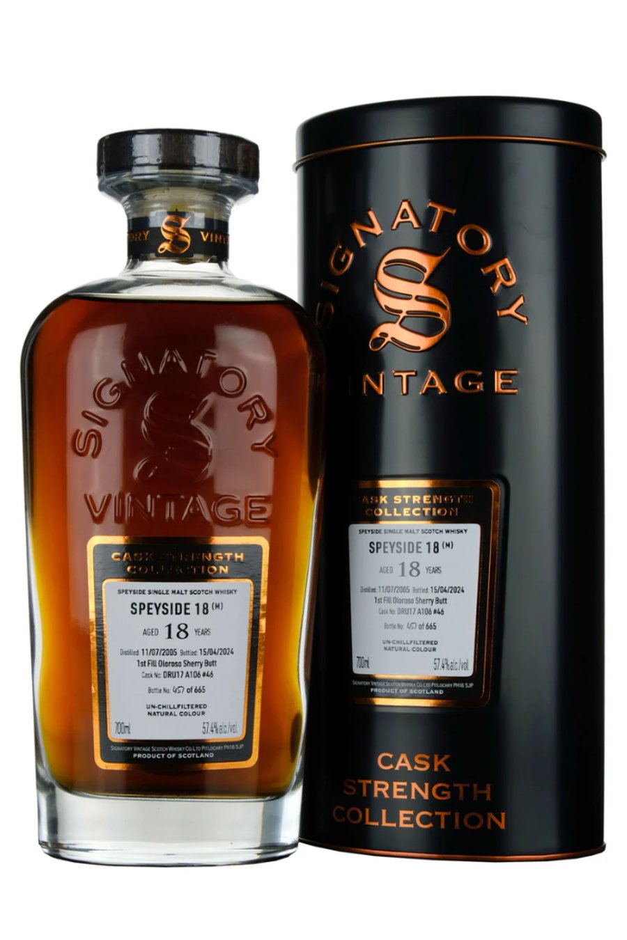 Signatory Speyside 18 ára (Macallan) Cask Strength