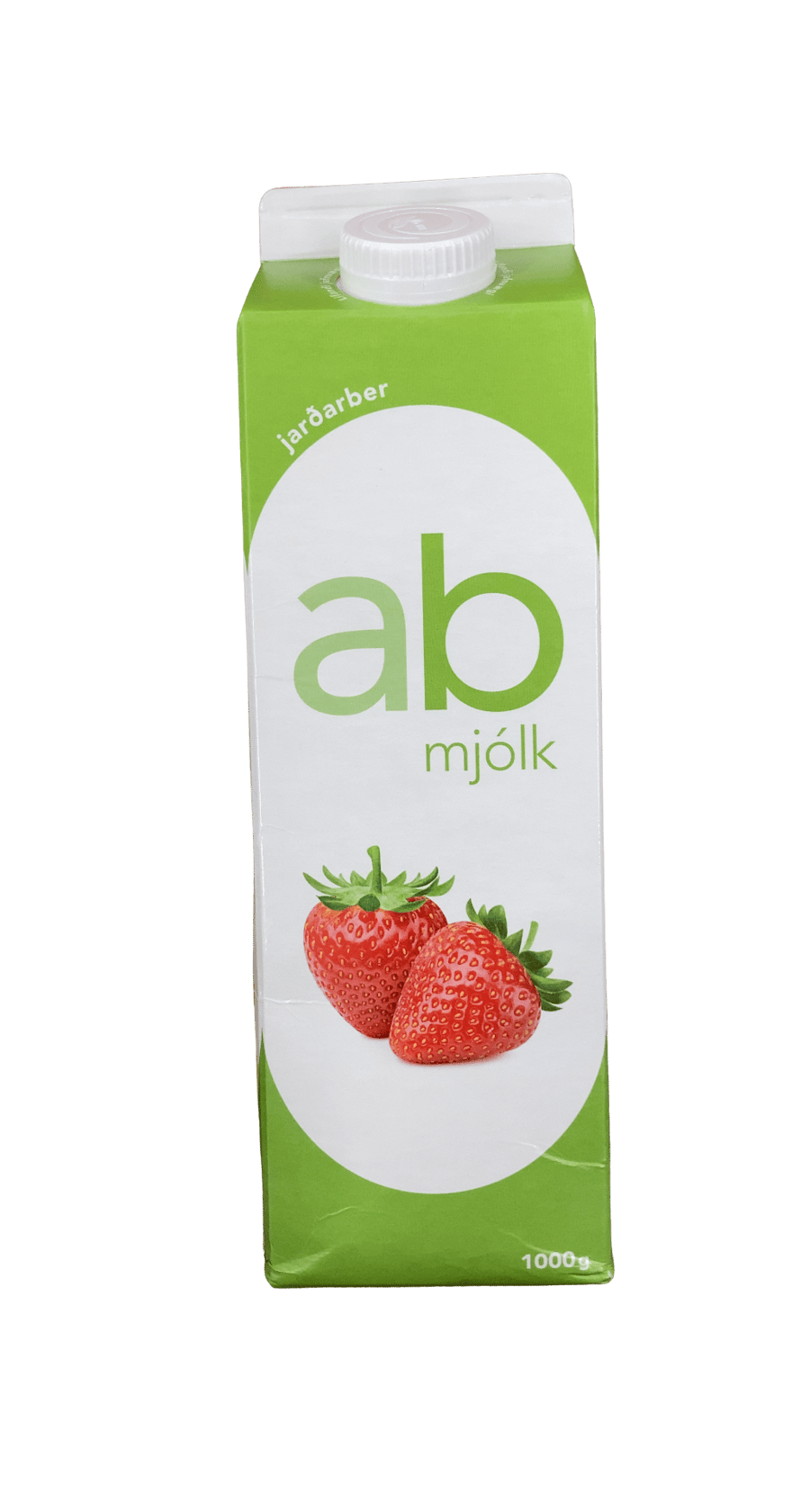 MS ab-mjólk jarðarber 1000 g