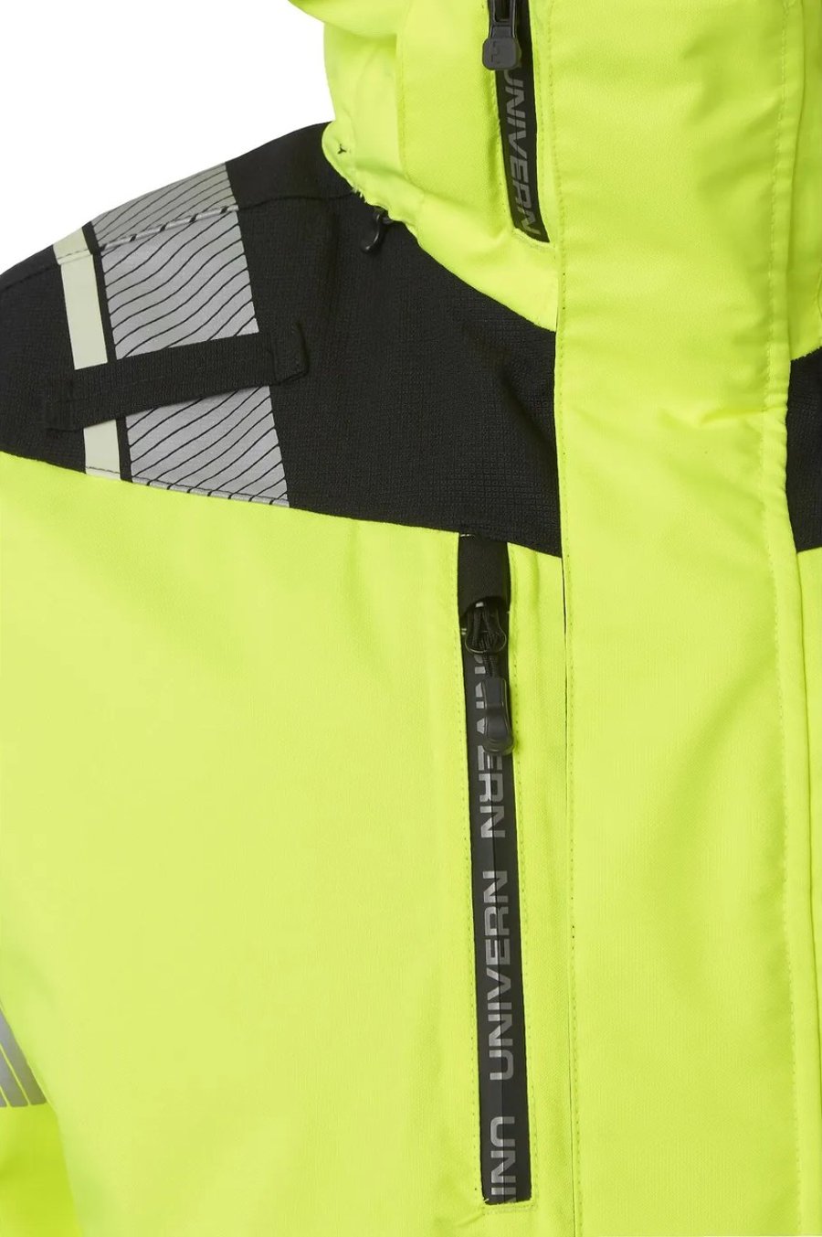 Univern Protec 2in1 heilsársparka, HiViz gul