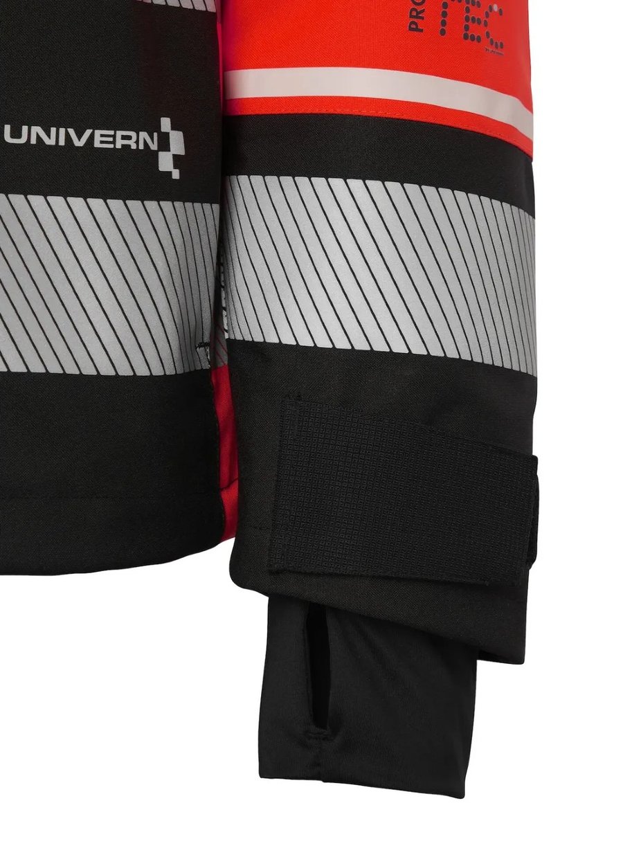 Univern Protec 2in1 heilsársúlpa HiViz rauð
