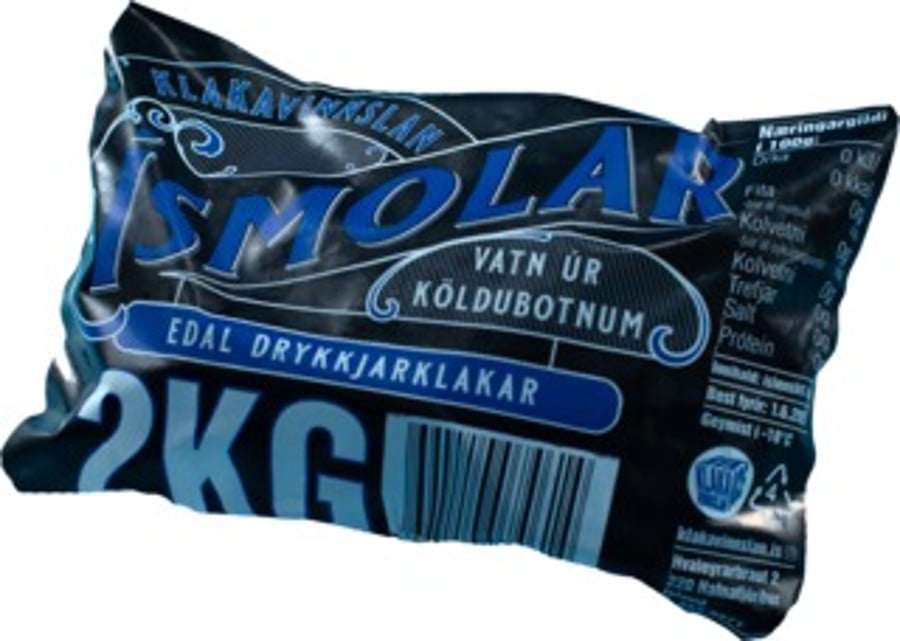 Klakavinnslan ísmolar 2 kg