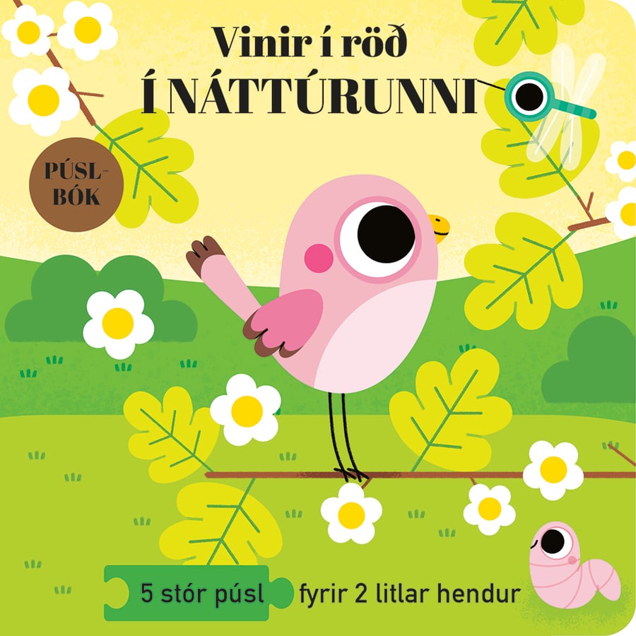 Vinir í röð í náttúrunni