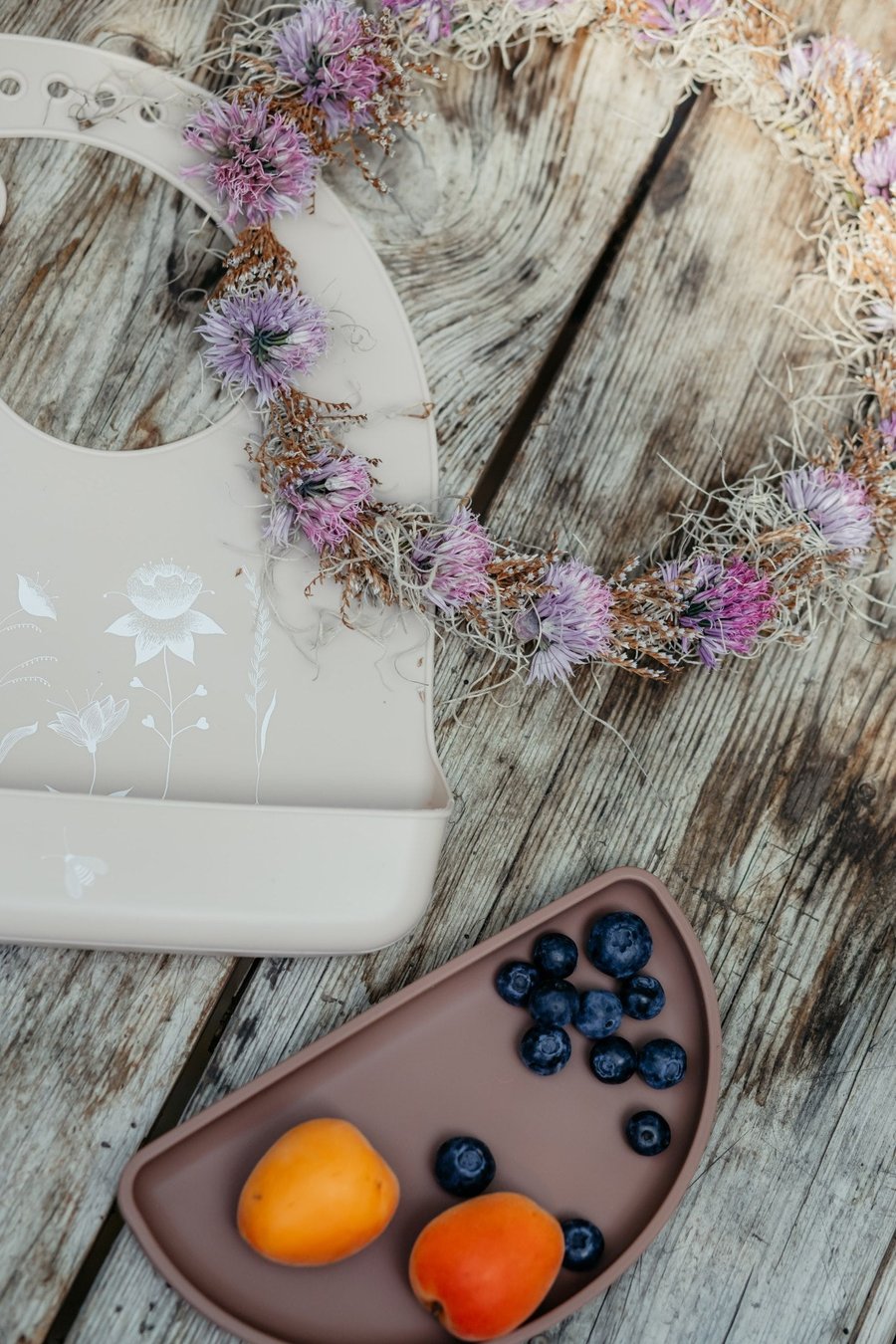 Lille Vilde Smekkir 2stk Terra & Cream
