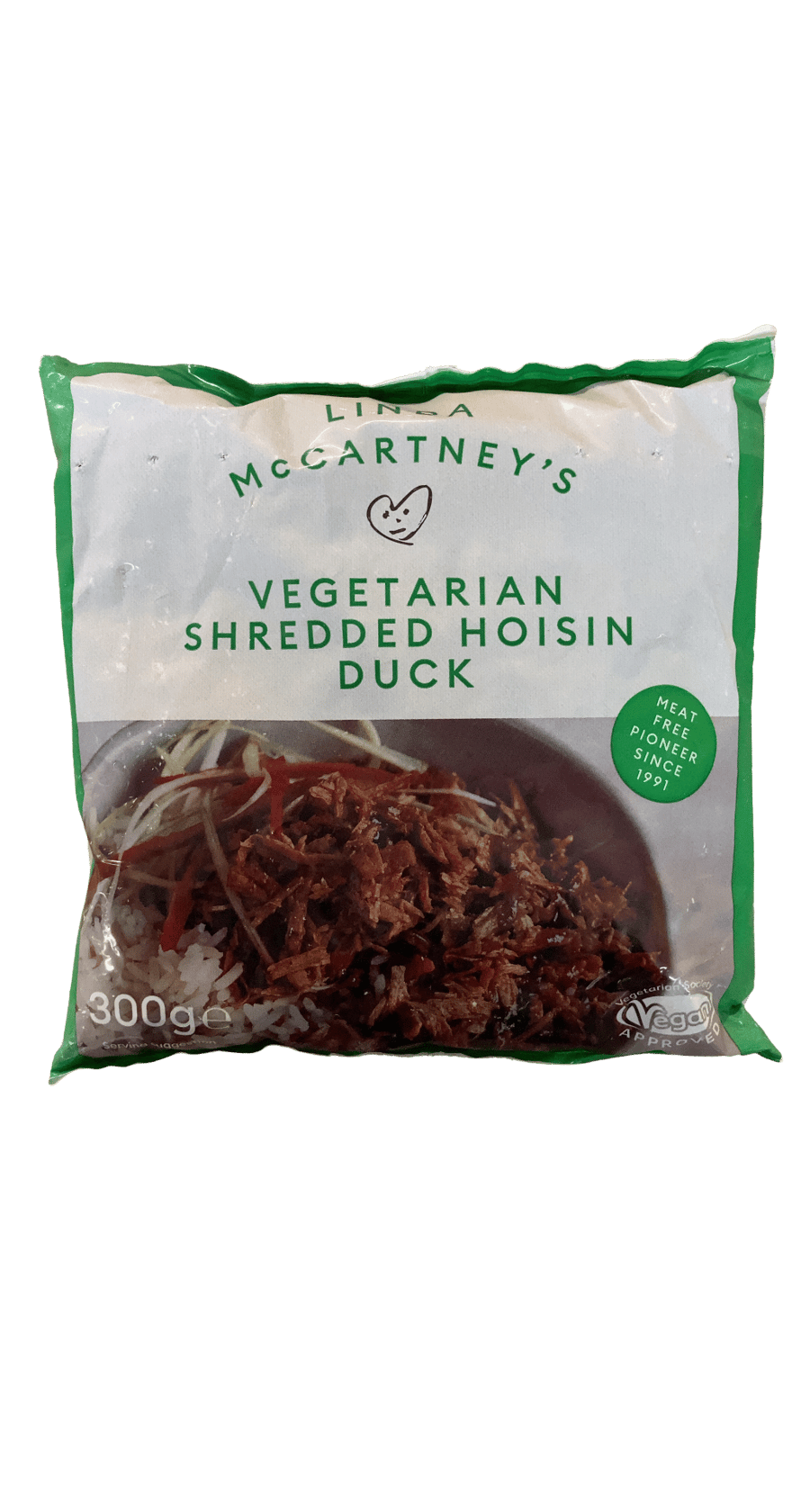 Linda McCartney's grænmetis rifið hoisin-andarlíki 300 g