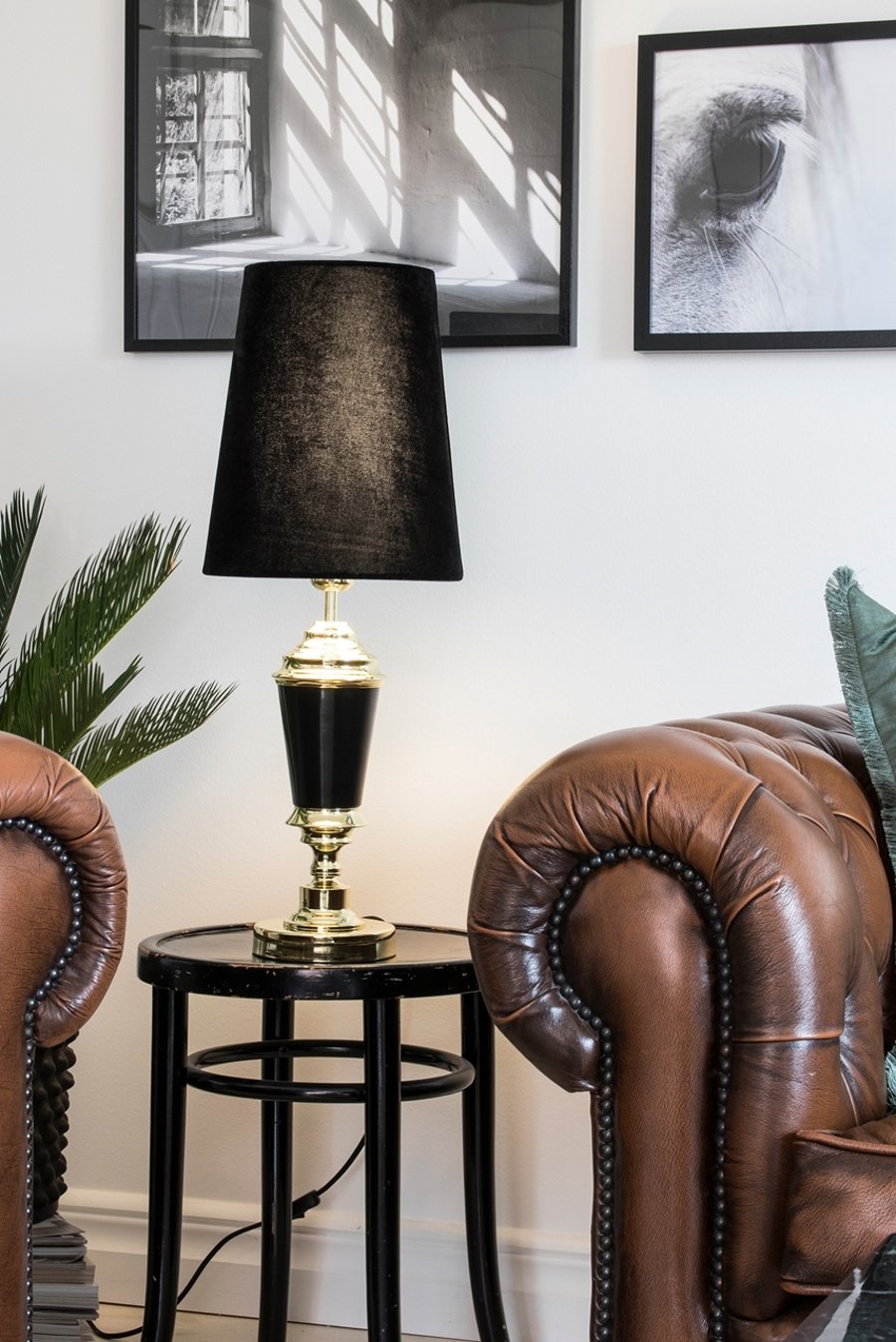 TABLE WALLENBERG BRUSHED BRASS
