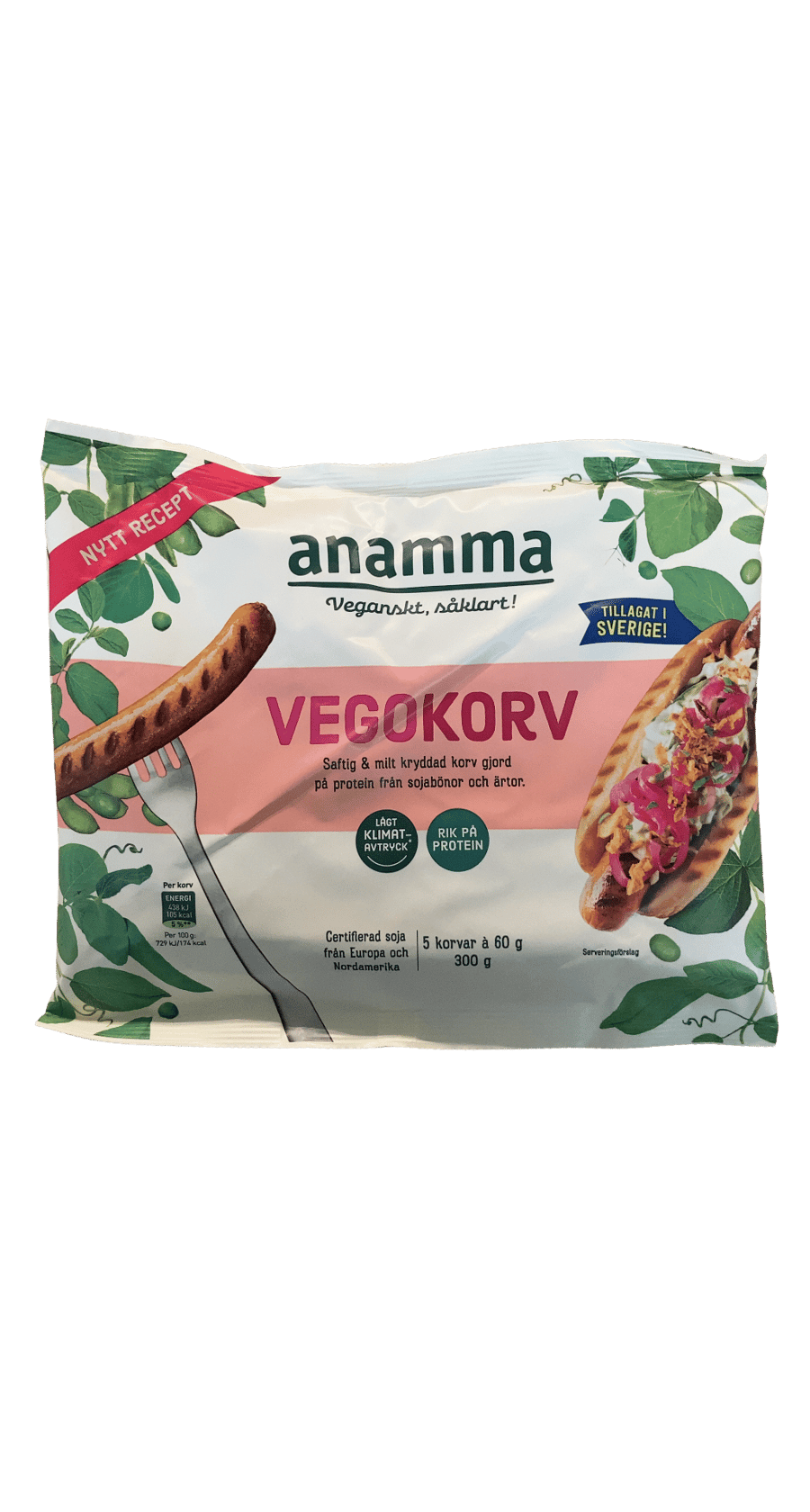 Anamma veganpylsa 300 g