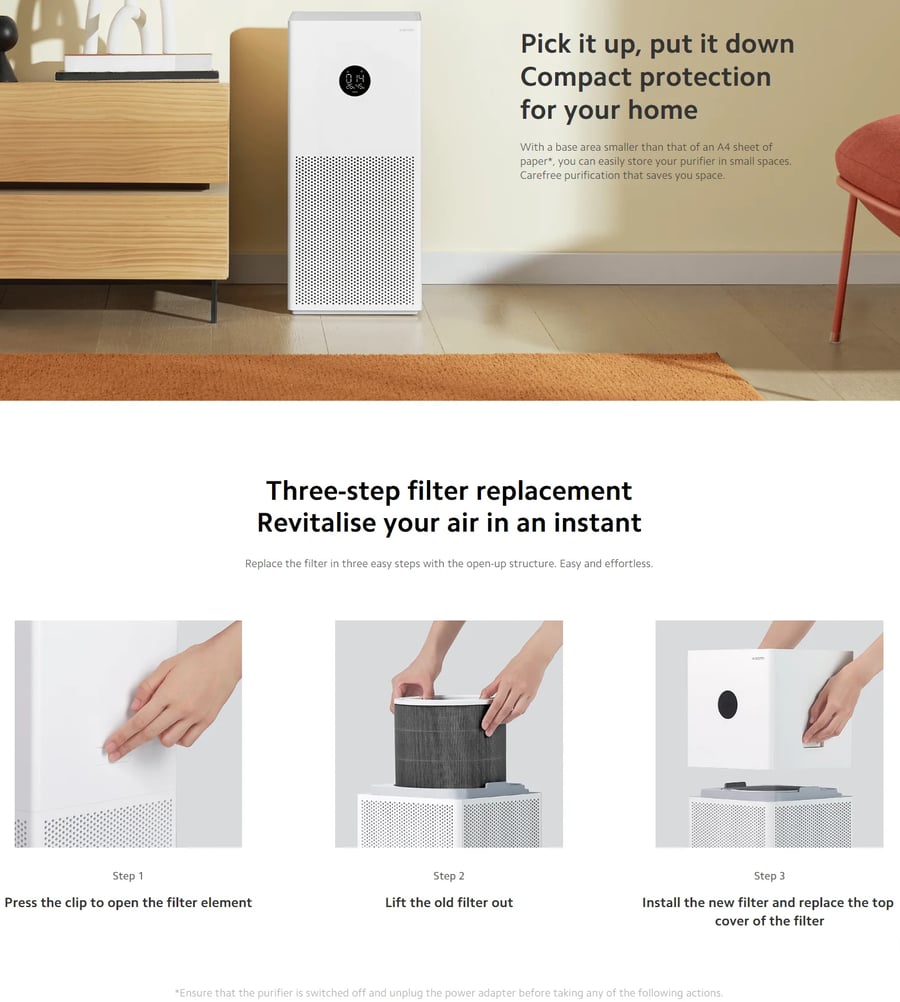 Xiaomi Air Purifier 4 Lite Lofthreinsitæki
