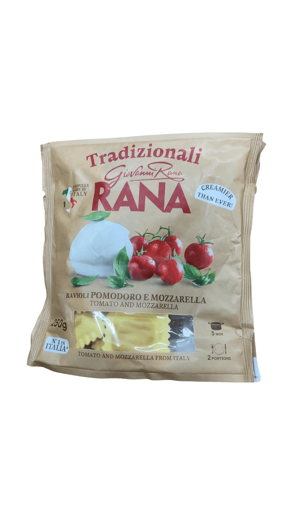 Giovanni Rana Tradizionali ravíólí með tómötum og mozzarella 250 g