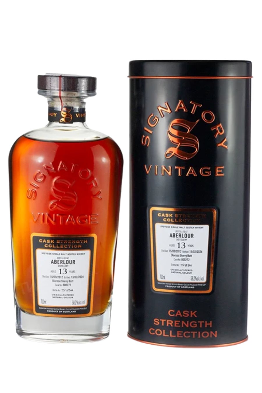 Signatory Vintage Aberlour 13 ára Cask No. 800272 (2012)